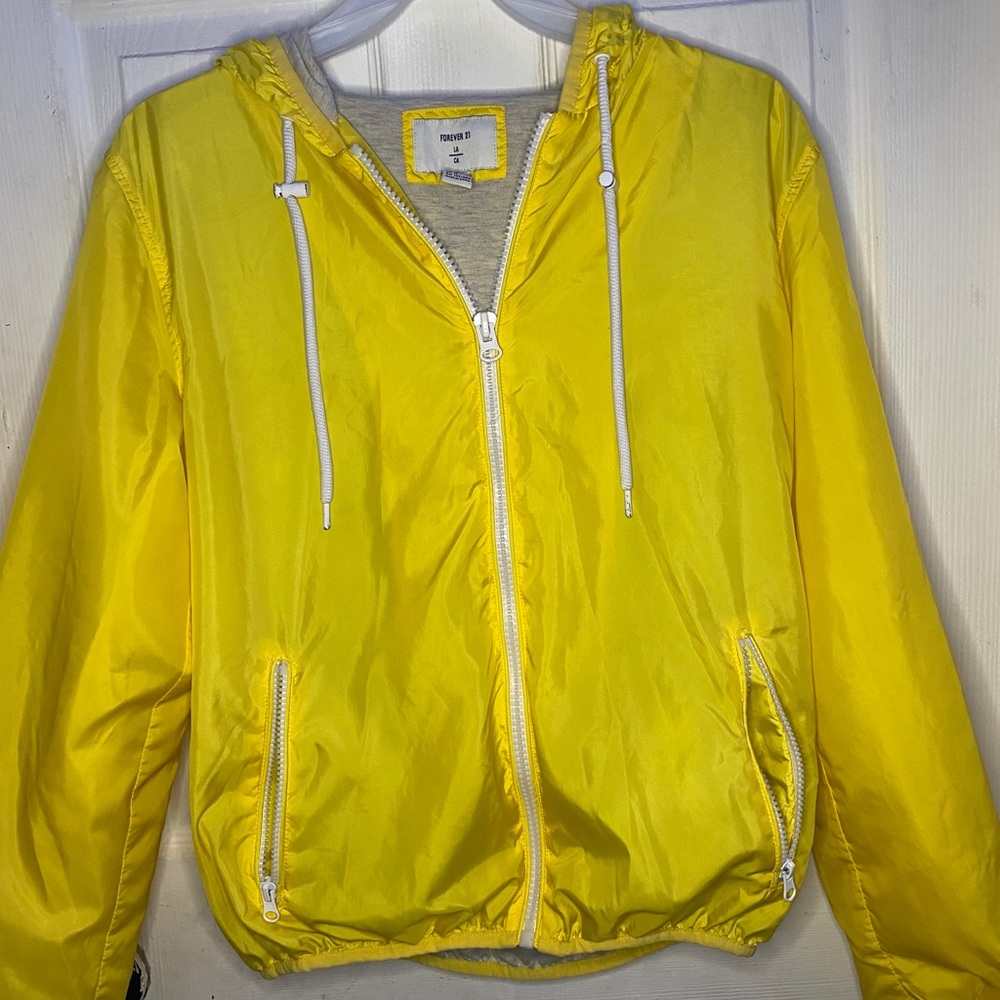 Hoodie /jacket color yellow size medium